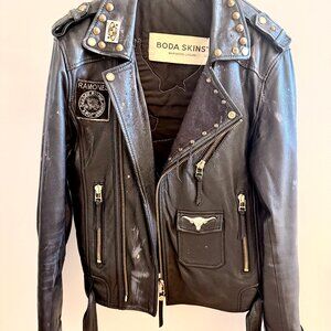 Custom Boda Skins Men's Leather Jacket (Used, Great Condition)